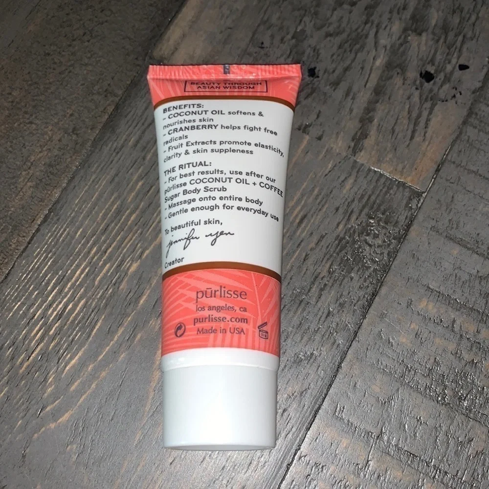 5/$25 Purlisse Coconut & Cranberry‎ Body Butter- NEW